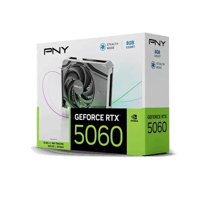 PNY GeForce RTX 5060 Single Fan NVIDIA 8 GB GDDR7