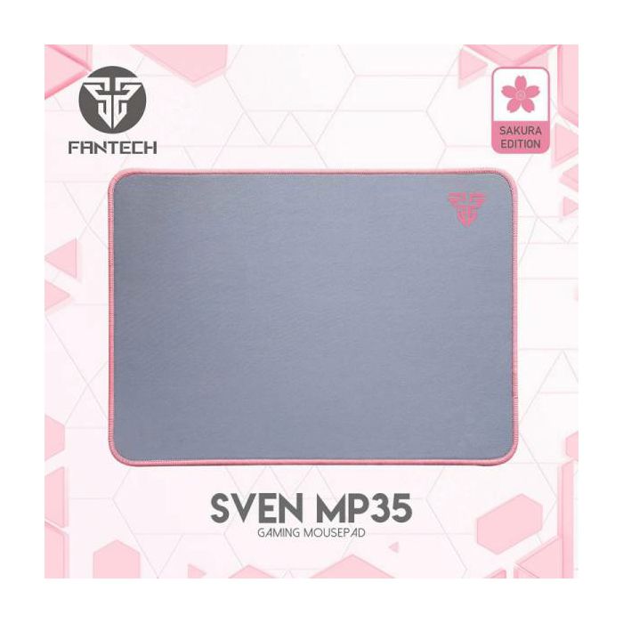 PODLOŽAK ZA MIŠ FANTECH 350x250x4 mm SVEN MP35 SAKURA EDITION SIVO-ROZA
