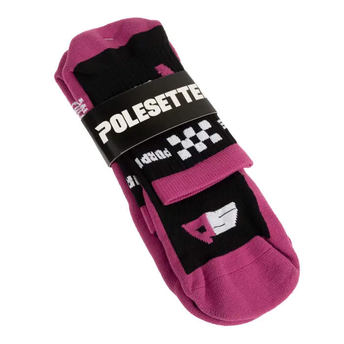 Polesetter Socken "Purple Time" mit Noppen-PS-S-PT-MN