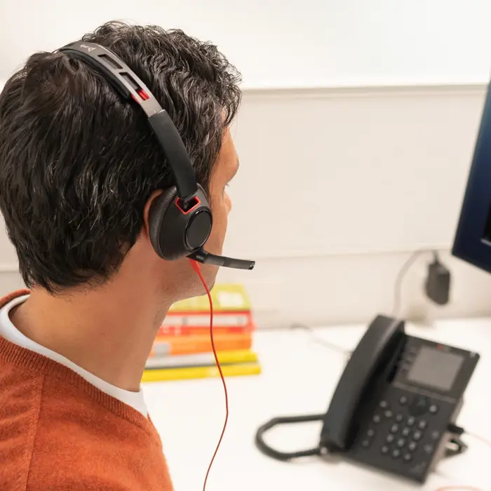 Poly Blackwire 5220 USB-C zertifiziert fĂĽr Skype/MS Teams