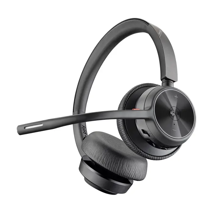 POLY Voyager 4320 Microsoft Teams Certified USB-C Headset +BT700 dongle Wireless Headband Office/Call Center USB Type-C Bluetooth Black