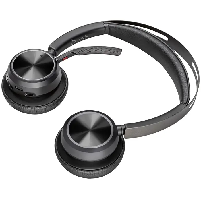 POLY Voyager Focus 2 USB-C-C Headset +USB-C/A Adapter +Charging Stand