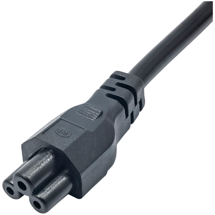 Power cable for notebook Akyga AK-NB-08A clover IEC C5 CEE 7/7 250V/50Hz 1m