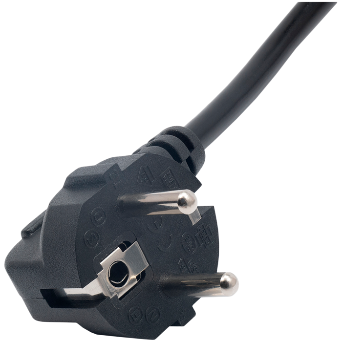 Power cable for notebook Akyga AK-NB-08A clover IEC C5 CEE 7/7 250V/50Hz 1m
