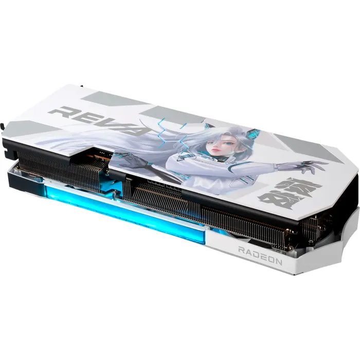 PowerColor Powercolor RX 9070 XT Hellhound REVA 16GB OC, graphics card black, RDNA4, GDDR6, 3x DisplayPort, 1x HDMI