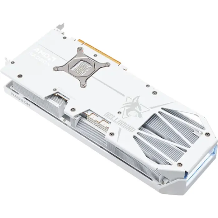 PowerColor Radeon RX 9070 XT Hellhound Spectral White OC (white, RDNA4, GDDR6, 3x DisplayPort, 1x HDMI)