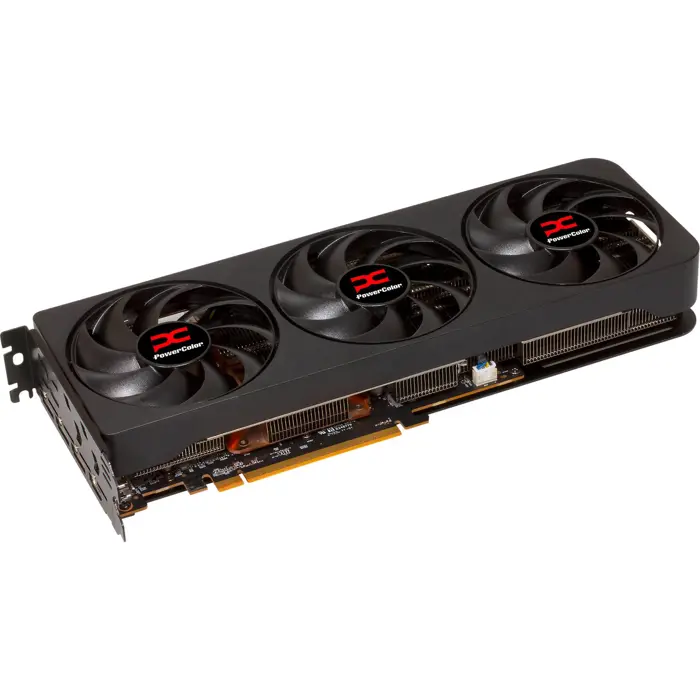 PowerColor Radeon RX 9070 XT Reaper 16GB, graphics card black, RDNA4, GDDR6, 3x DisplayPort, 1x HDMI
