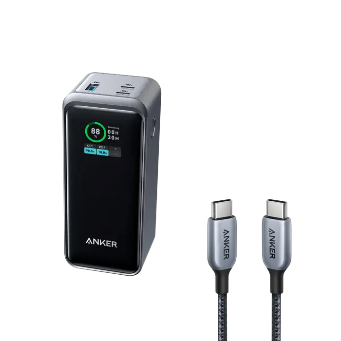 Prijenosna baterija ANKER Prime, 20000 mAh, 200W, PowerIQ 3.0, Power Delivery 3.0