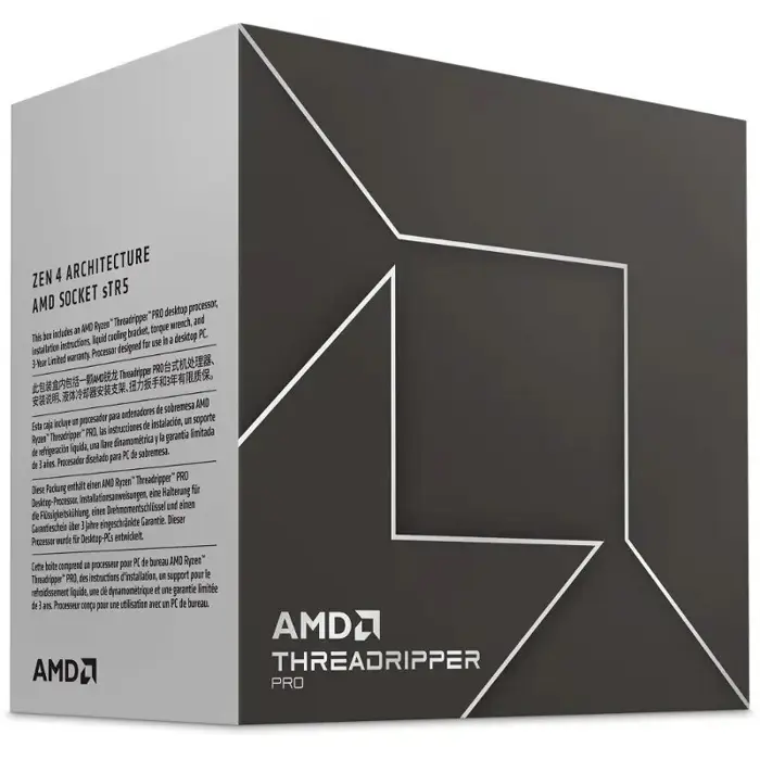 PROCESSOR AMD THREADRIPPER PRO 7975WX (32C/64T) 4.0 GHZ (5.3 GHZ TURBO) SOCKET STR5 TDP 350W TRAY