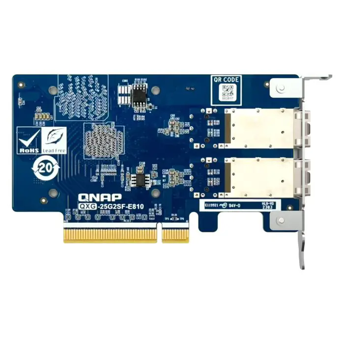 QNAP 25Gb dual port network card