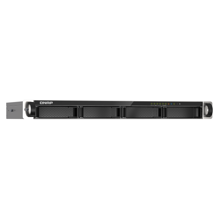 QNAP NAS server 1U rack short, 4GB ram, 10Gb network