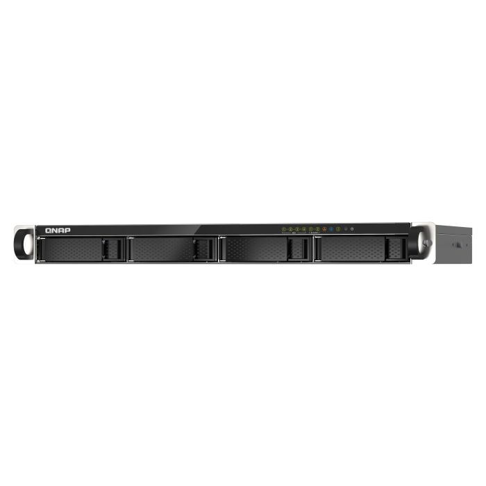 QNAP NAS server 1U rack short, 4GB ram, 10Gb network