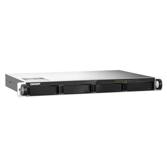 QNAP NAS server 1U rack short, 4GB ram, 10Gb network