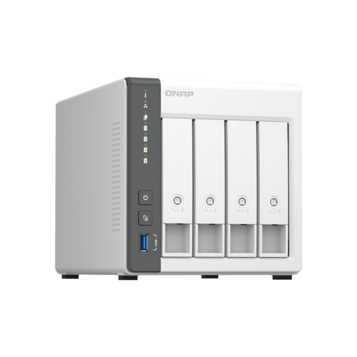 QNAP NAS server for 4 disks, 4GB ram, 2.5Gb network