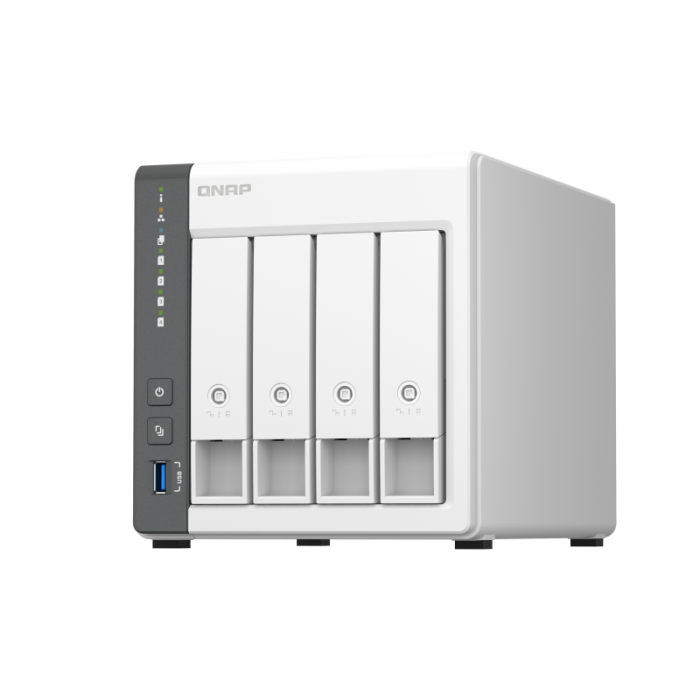 QNAP NAS server for 4 disks, 4GB ram, 2.5Gb network