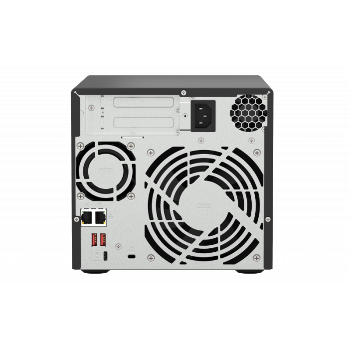QNAP NAS server for 4 disks, 8GB ram, 2x 2.5Gb network
