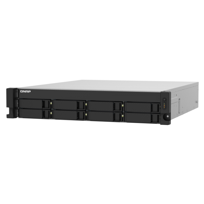 QNAP NAS server for 8 disks, 4GB ram, 2x 10Gb SFP+, 2x 2.5Gb network