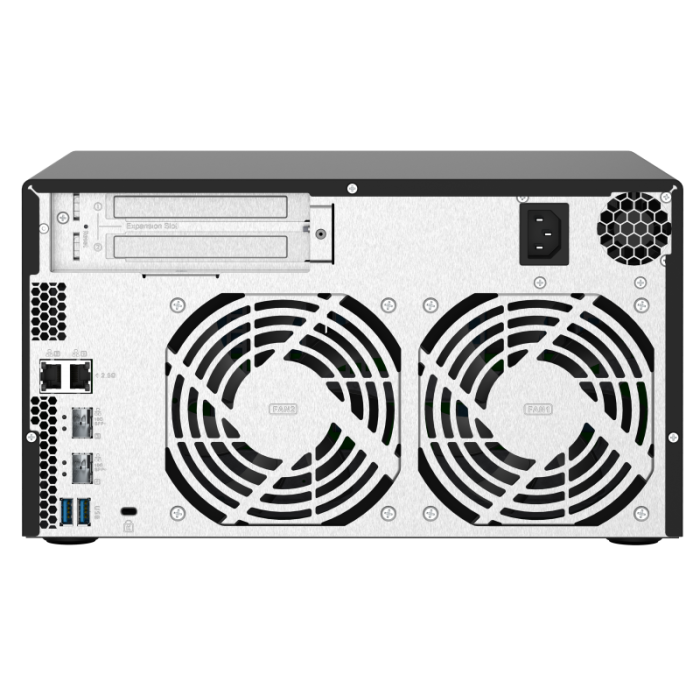 QNAP NAS server for 8 disks, 4GB ram, 2x 10Gb SFP +, 2x 2.5Gb network