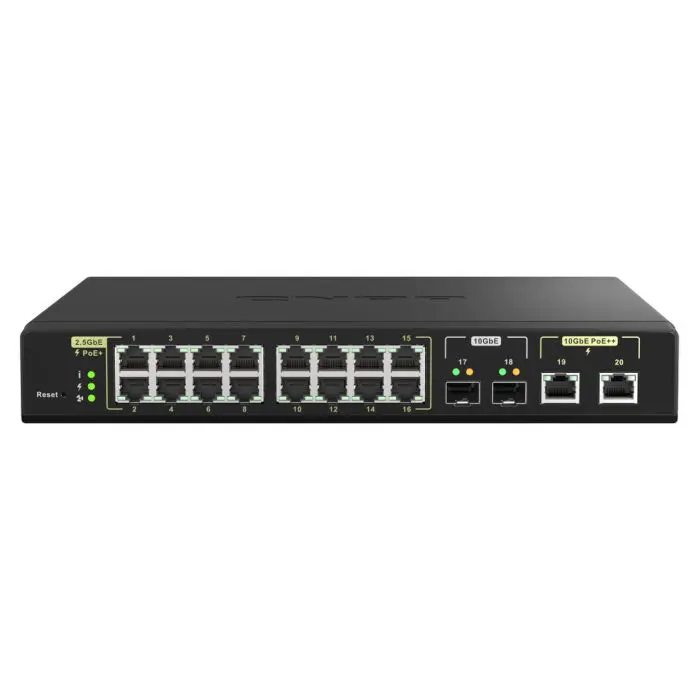 QNAP POE switch 20 ports, 10Gb
