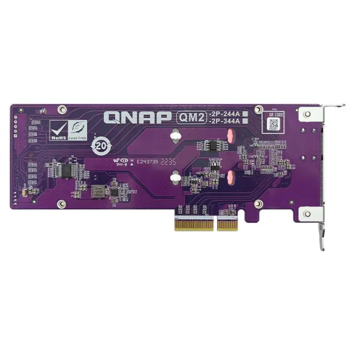 QNAP QM2-2P-344A PCIe expansion card for M.2 SSD
