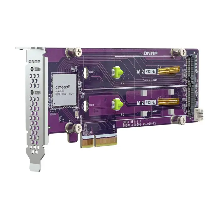 QNAP QM2-2P-344A PCIe expansion card for M.2 SSD