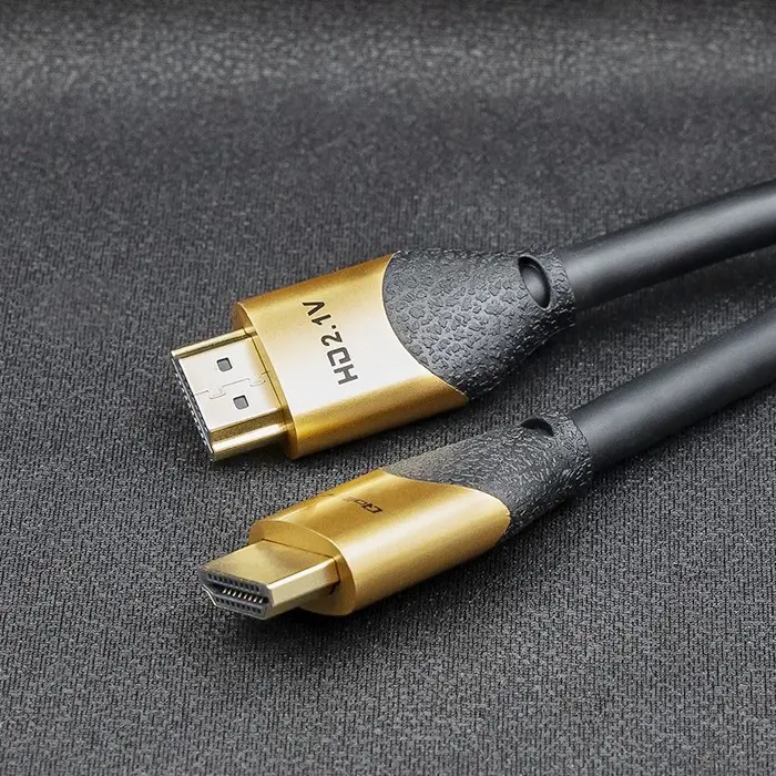Qoltec 50356 HDMI v2.1 Cable Ultra high speed 8K | 60Hz | 28AWG | GOLD | 3m