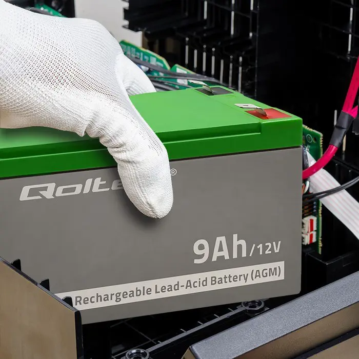 Qoltec 53031 AGM battery | 12V | 9Ah | max 135A
