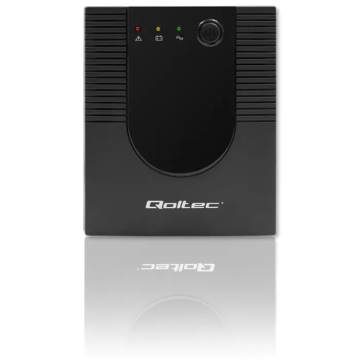 Qoltec 53776 uninterruptible power supply (UPS) Line-Interactive 1.5 kVA 900 W 4 AC outlet(s)