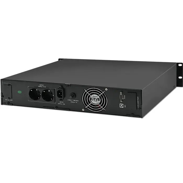Qoltec RACK UPS | 1kVA | 800W | LCD