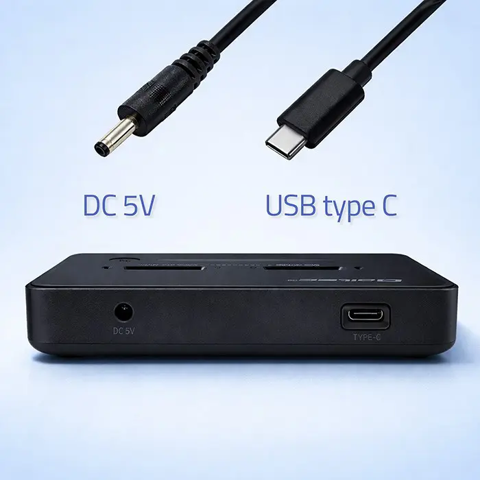 Qoltec Stacja dokująca dysków SSD M.2 NVMe| PCIe | USB-C | 20Gb/s | DUAL 2 x 8TB | klonowanie offline