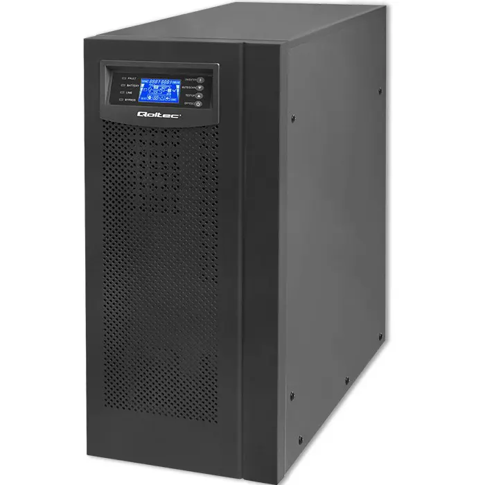 Qoltec Napajanje awaryjny UPS On-line | Pure Sine Wave | 6kVA | 4.8kW | LCD | USB