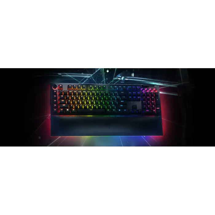 Razer BlackWidow V4 Gaming Tastatur, USB - Yellow Switch, black-RZ03-04692100-R3G1