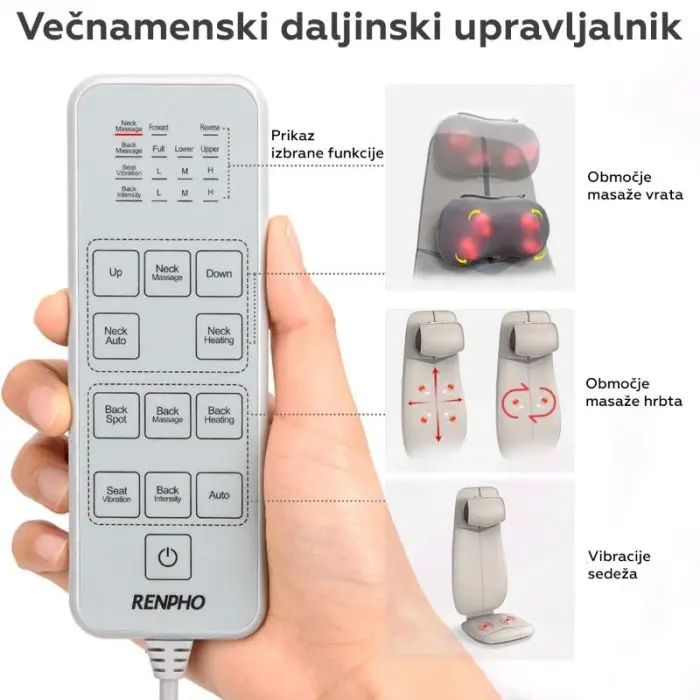 RENPHO massage pillow for neck.