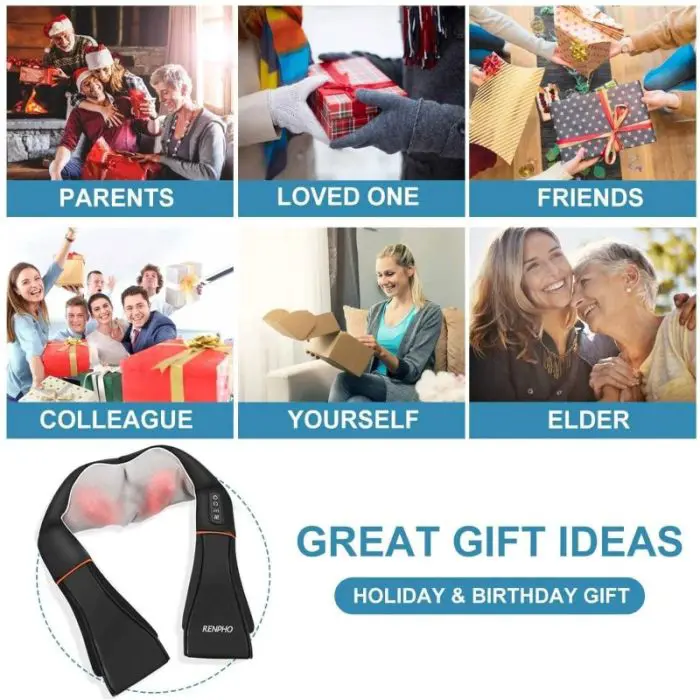 RENPHO U-Neck 1 - Shiatsu neck and shoulder massager.
