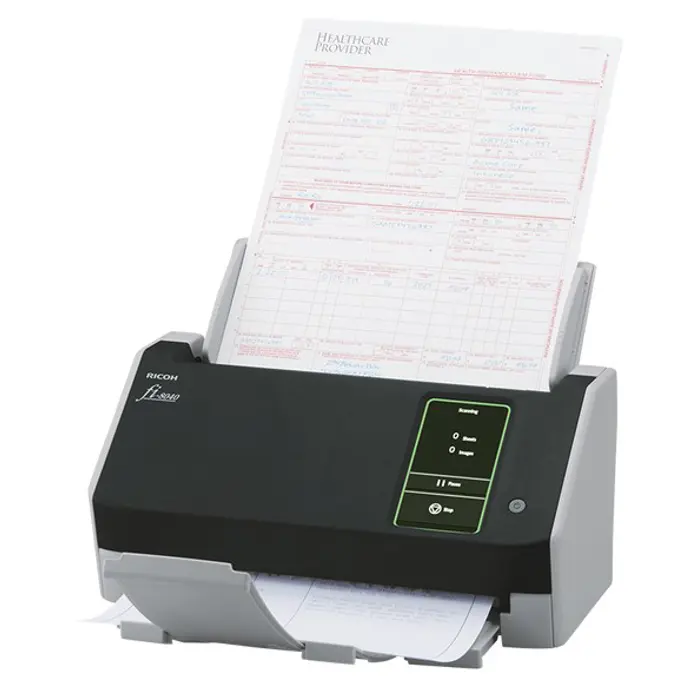 Ricoh fi-8040 ADF + Manual feed scanner 600 x 600 DPI A4 Black, Grey