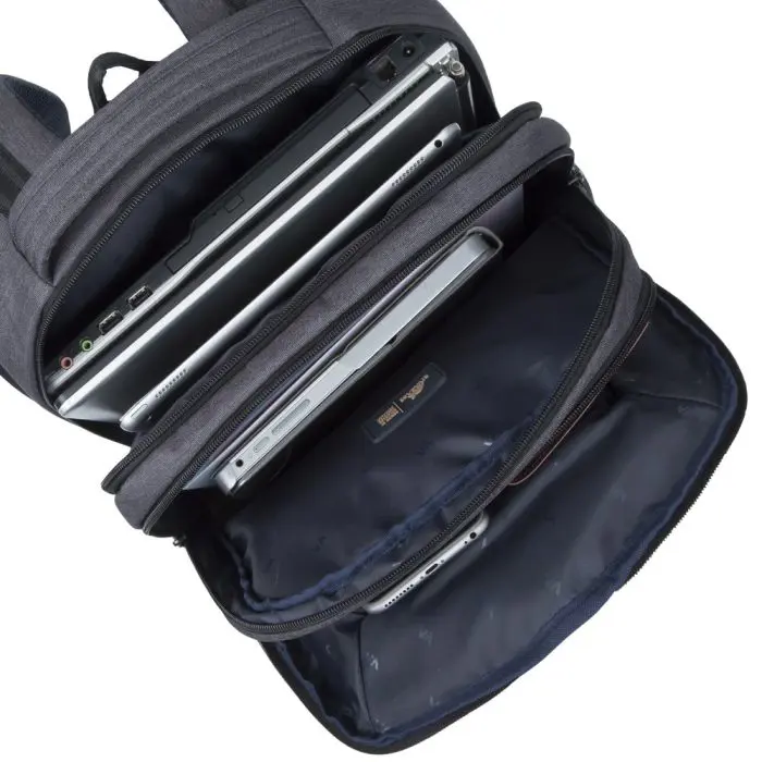 RivaCase black ECO laptop backpack 16" 7765