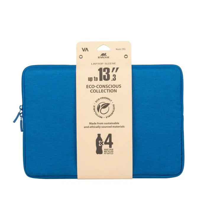 RivaCase modra torba za prenosnik 13.3 7703 azure blue ECO
