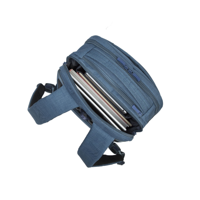 RivaCase turquoise-blue large backpack for laptop 17.3 "8365
