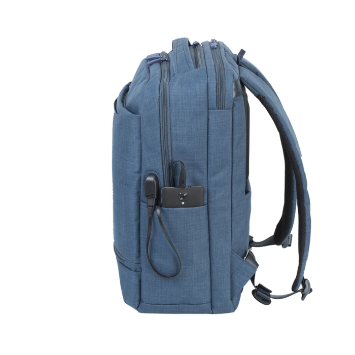 RivaCase turquoise-blue large backpack for laptop 17.3 "8365