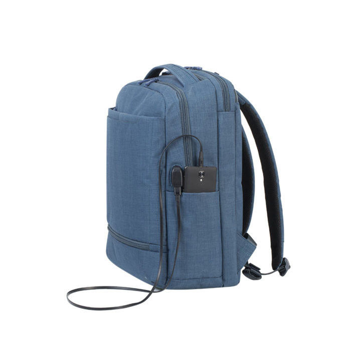 RivaCase turquoise-blue large backpack for laptop 17.3 "8365