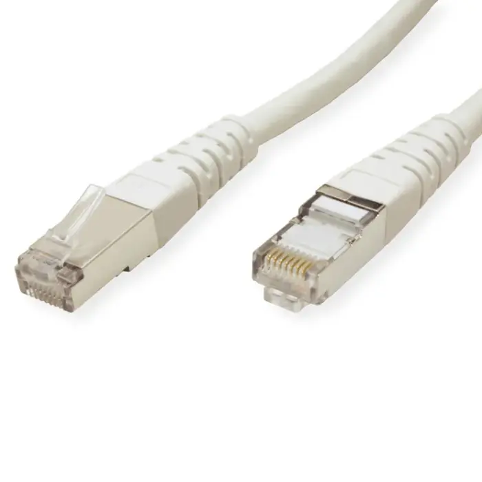 Roline S/FTP (PiMF) Cat.6 mrežni kabel oklopljeni, 0.5m, sivi