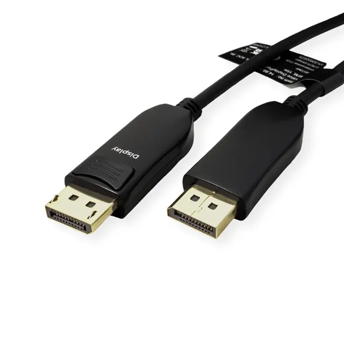 Roline VALUE DisplayPort kabel v1.4 (AOC), M/M,20m, crni