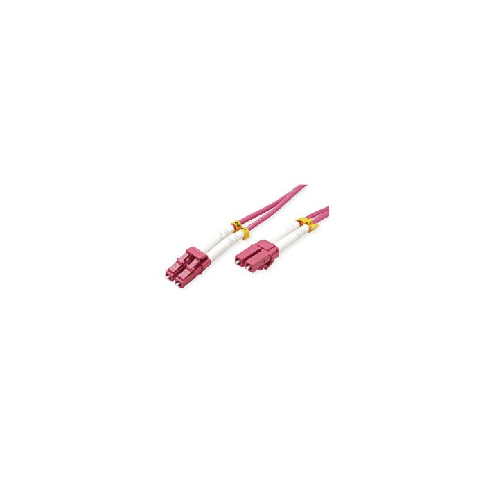 Roline VALUE optički kabel 50/125µm LC/LC Duplex, OM4, 20m, ljubičasti
