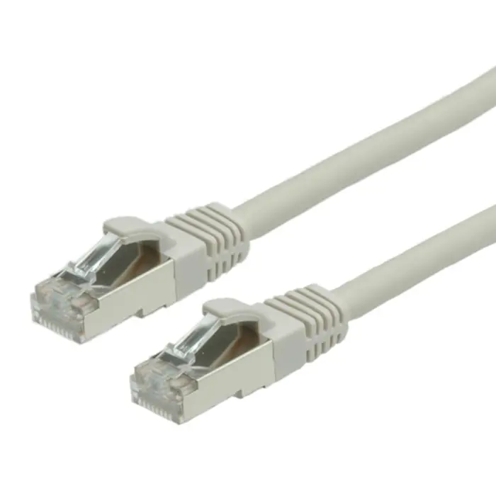 Roline VALUE S/FTP (PiMF) mrežni kabel oklopljeni Cat.6 (LSOH), 10m, sivi