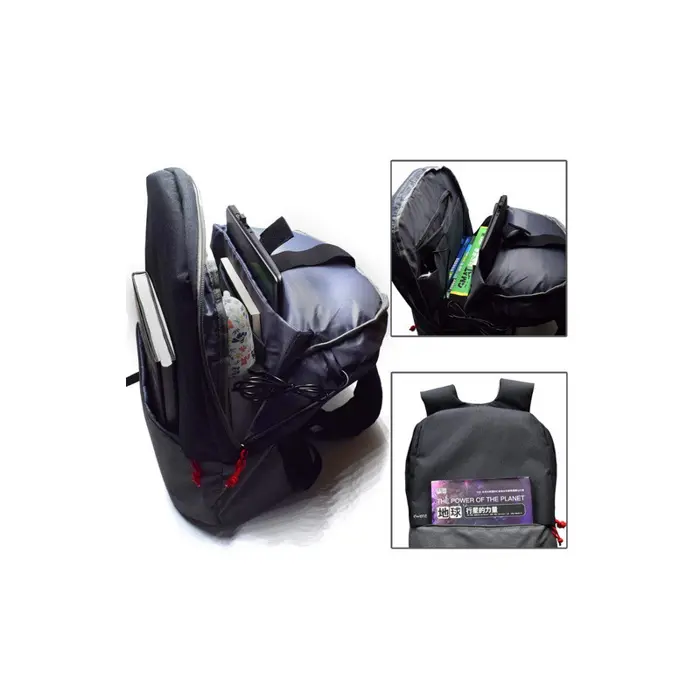 Ruksak za prijenosno računalo 17,3", USB priključak, crni, Ewent EW2529 – EW2529