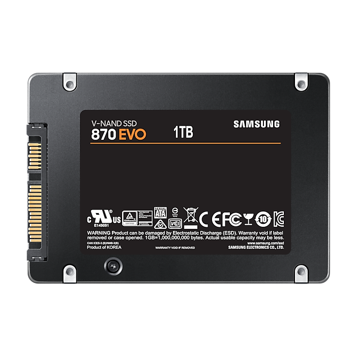 Samsung 1000GB 870 EVO SSD SATA3 2.5 "disk