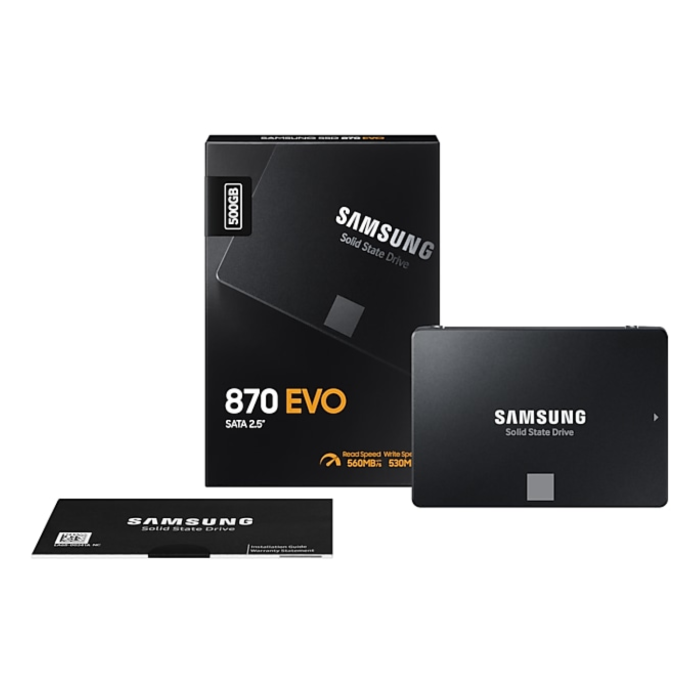 Samsung 500GB 870 EVO SSD SATA3 2.5 "disk