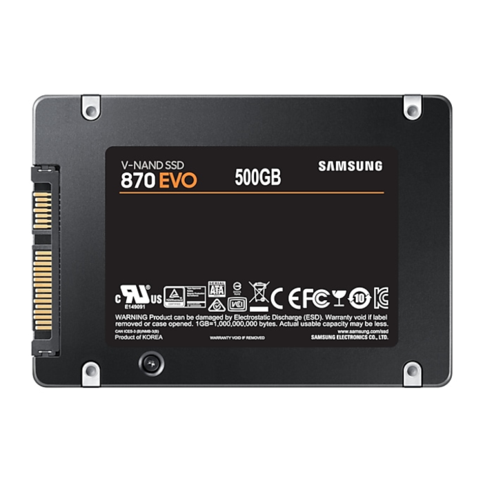 Samsung 500GB 870 EVO SSD SATA3 2.5 "disk