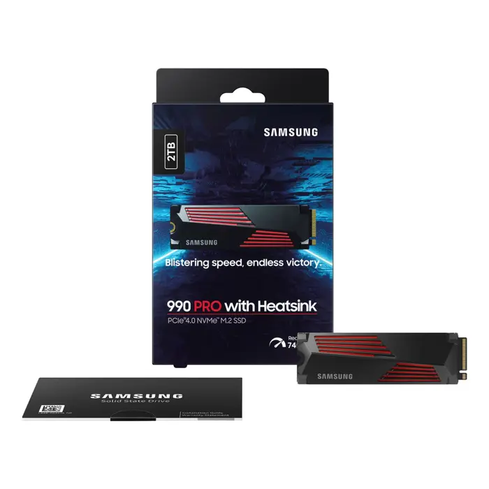 Samsung 990 PRO 2 TB M.2 PCI Express 4.0 NVMe V-NAND MLC