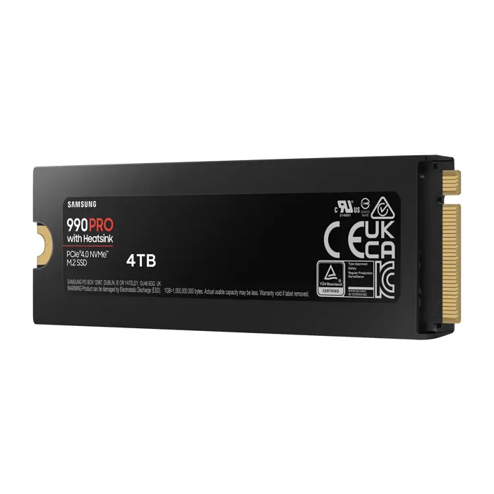 Samsung 990 Pro 4 TB M.2 PCI Express 4.0 NVMe V-NAND TLC